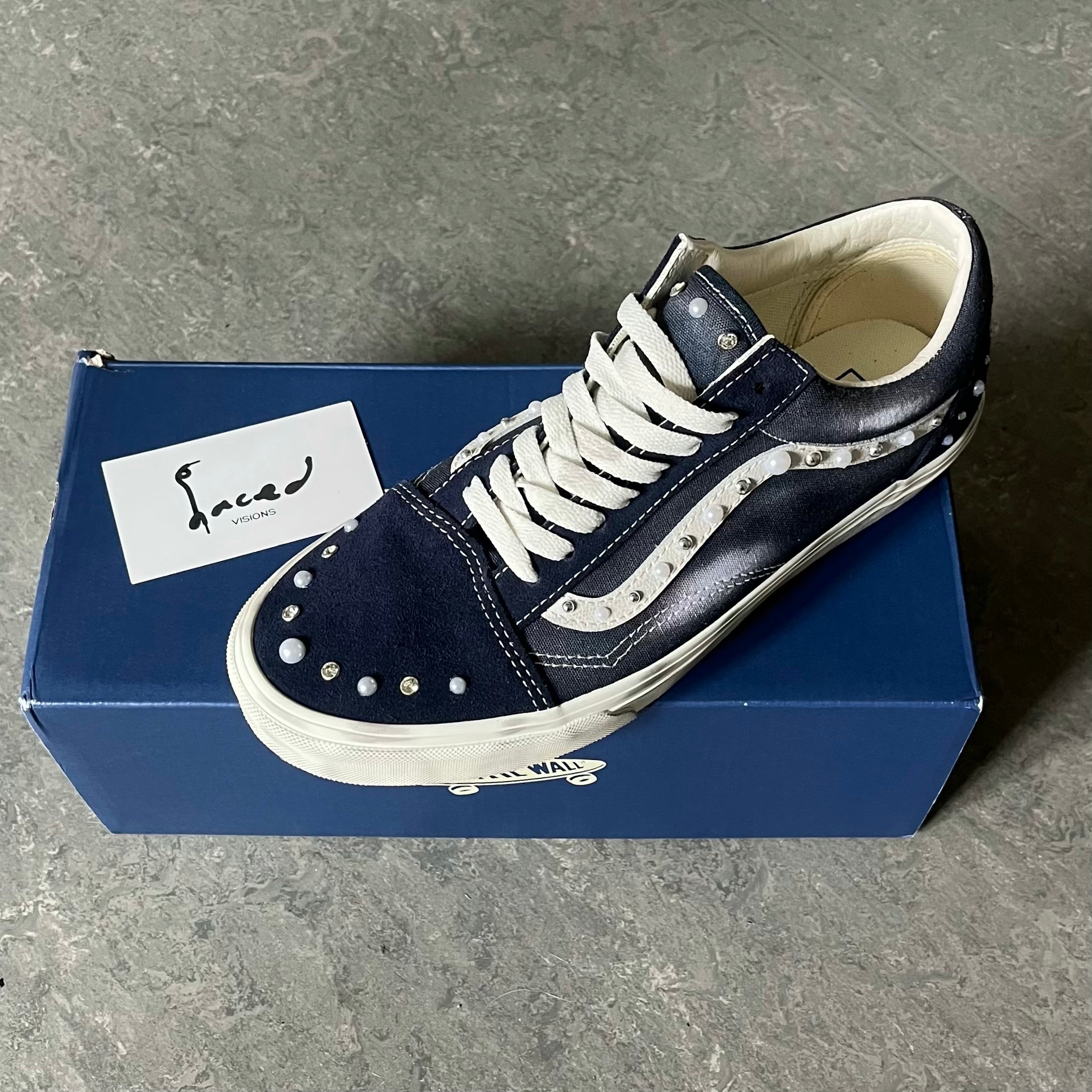 Denim Pearl Vans